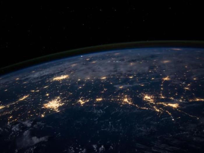 imagen del mundo desde el espacio
